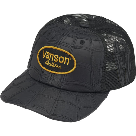 Supreme Vanson Leathers Spider-Man Mesh Back 6-Panel "Black"