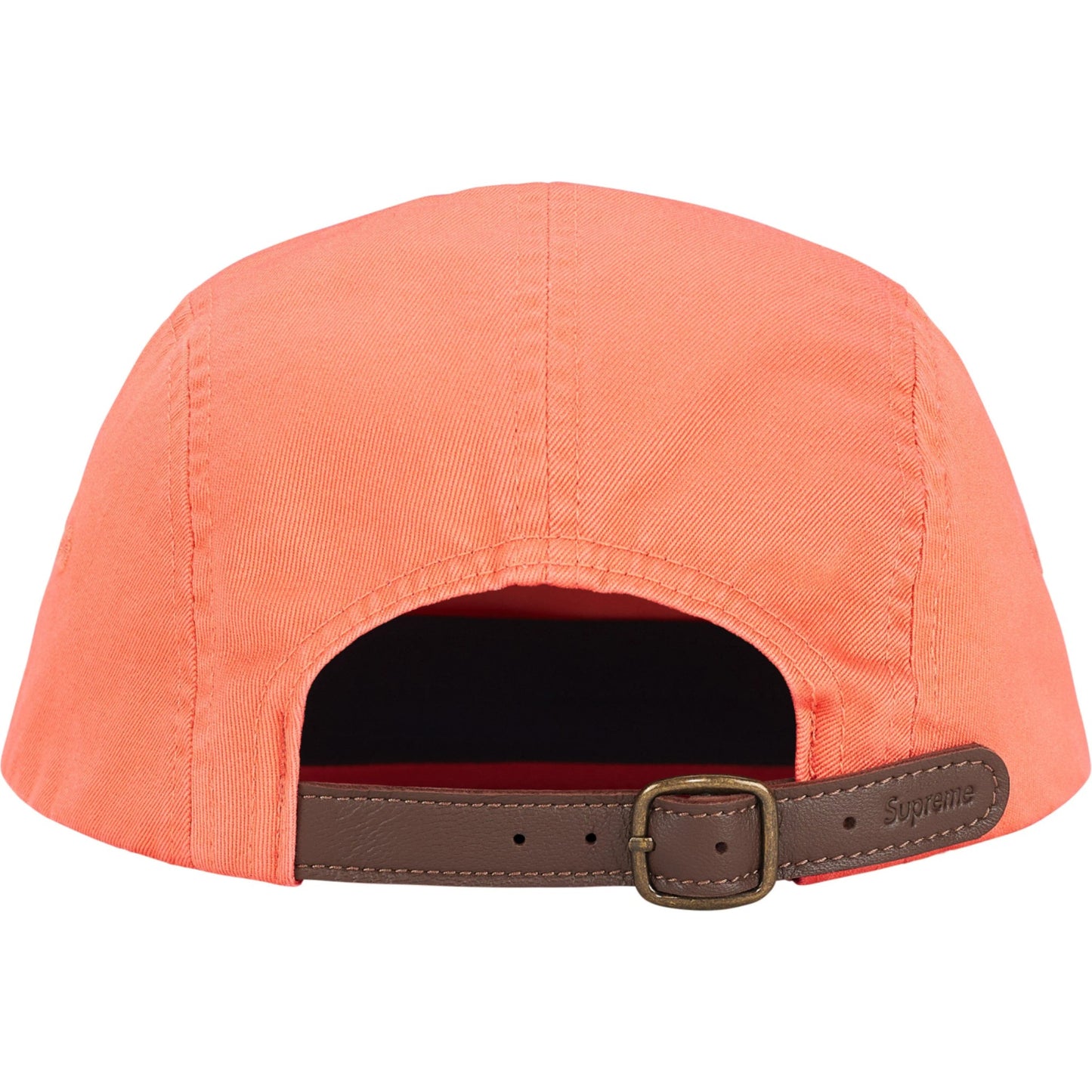 Supreme Washed Chino Twill Camp Cap "Light Orange"