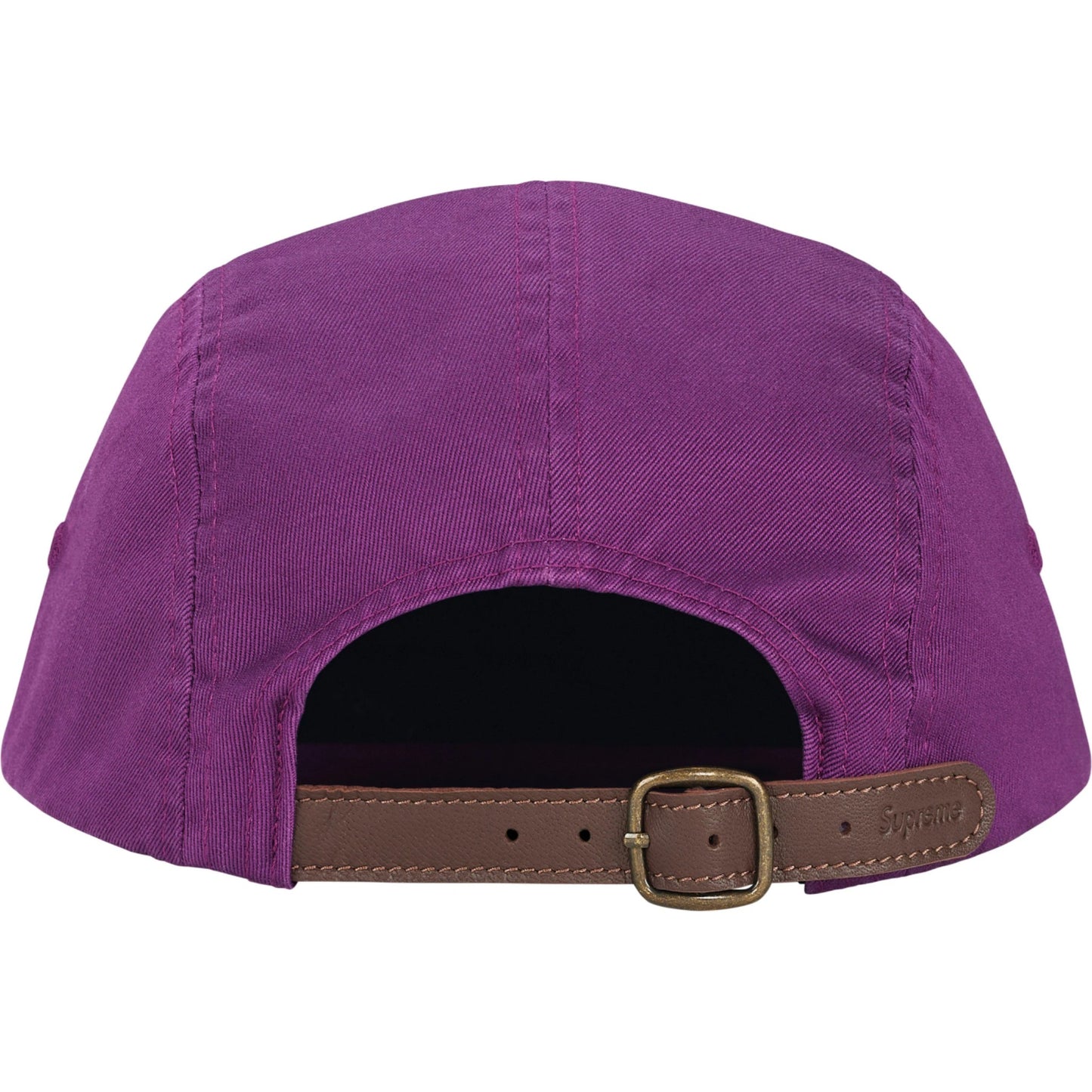 Supreme Washed Chino Twill Camp Cap "Purple"