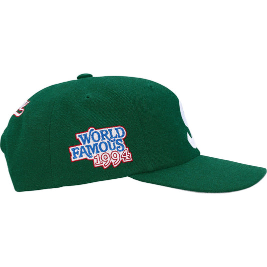 Supreme World Famous S Logo 6-Panel "Dark Green"