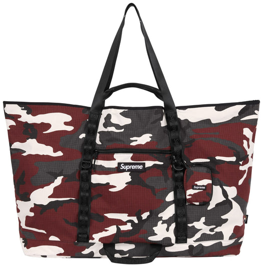 Supreme X-Large Tote Bag + Utility Pouch "Red Camo"