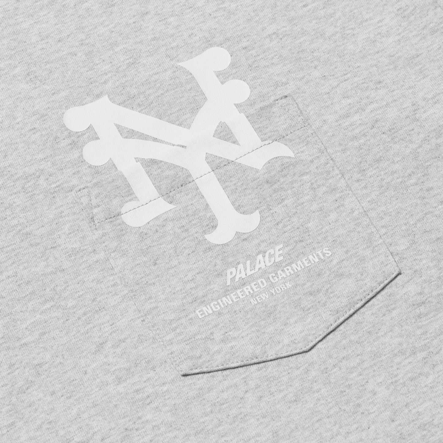Palace Engineered Garments T-Shirt "Grey Marl"