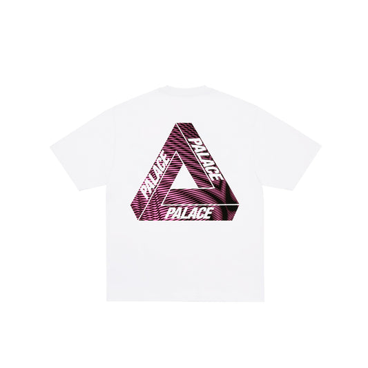 Palace Tri-Vex T-Shirt "White/Pink"