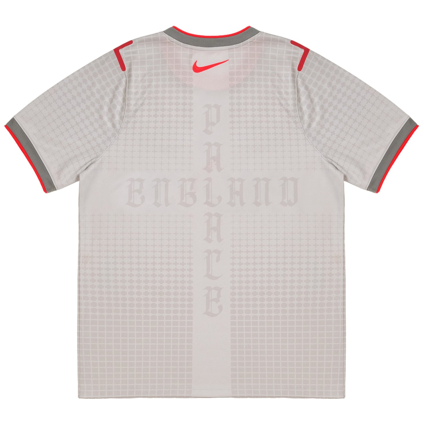 Palace x Nike England Dri-Fit Academy Pro Football Top "Pewter Grey/Bright Crimson"