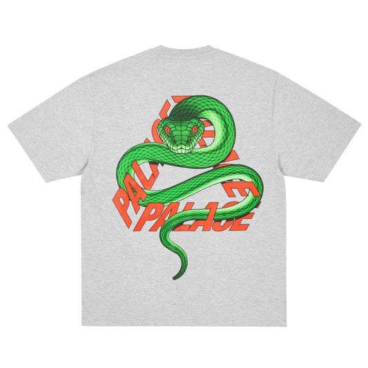 Palace Snakey P3 T-Shirt "Grey Marl"