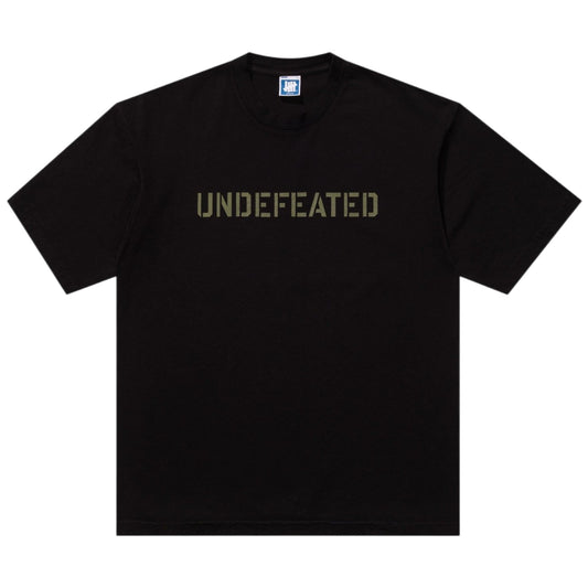 Undefeated Stencil S/S Tee "Black"