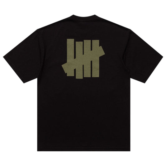 Undefeated Stencil S/S Tee "Black"