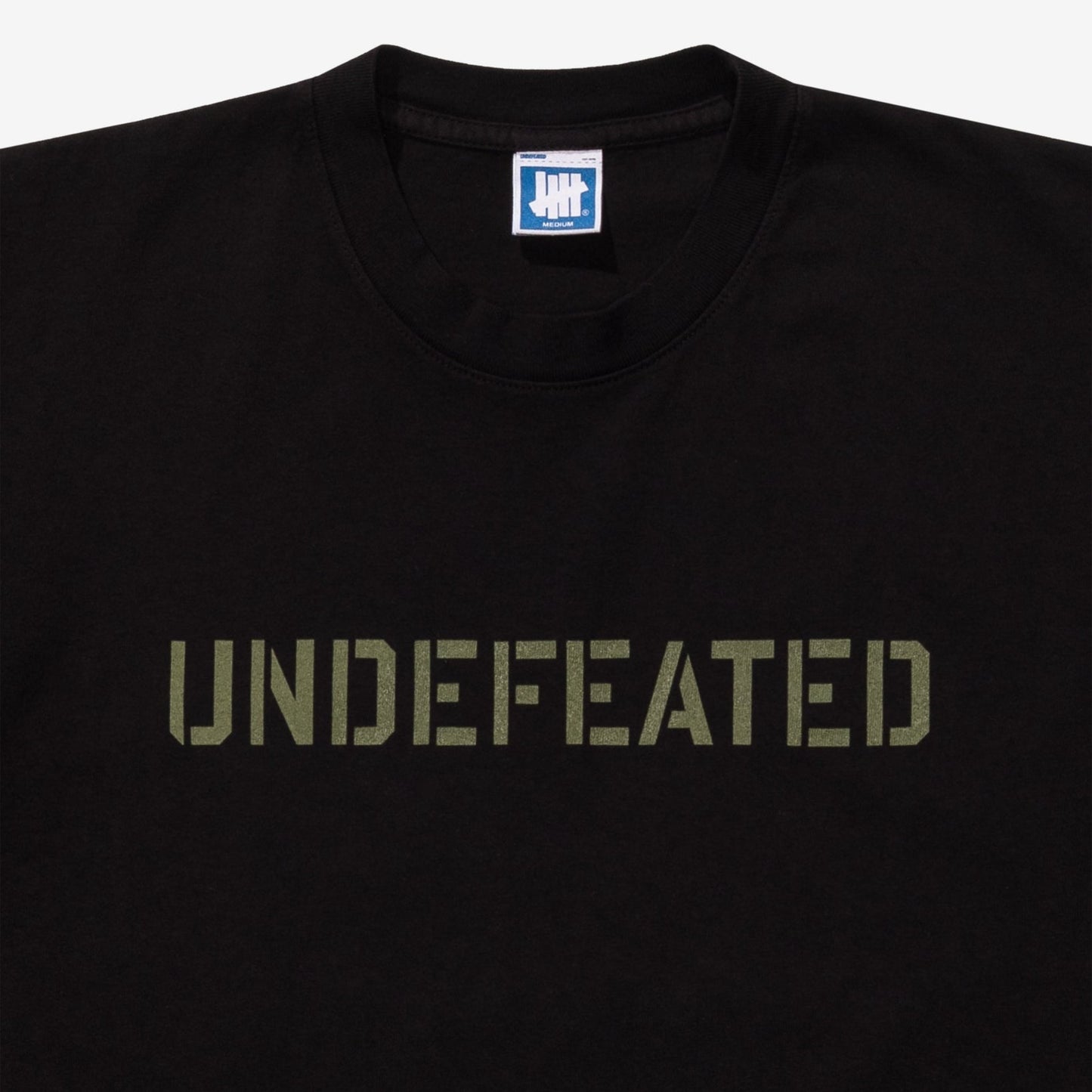 Undefeated Stencil S/S Tee "Black"