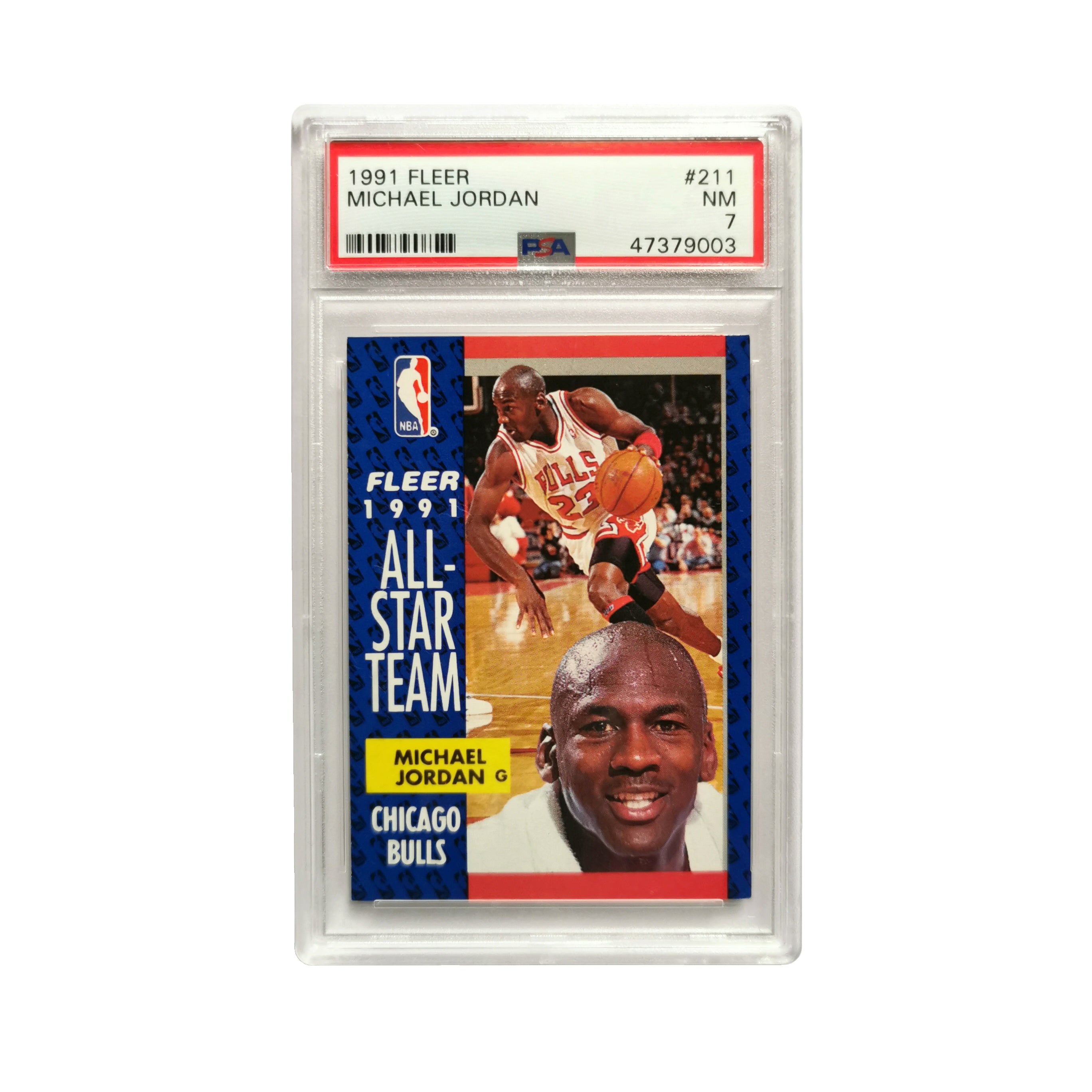 1991 Fleer Michael Jordan #211 Near Mint PSA 7 – SneakersClinic