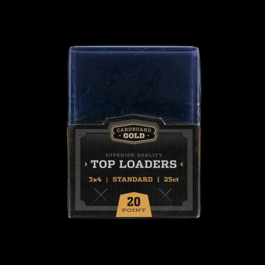 Cardboard Gold 3 x 4 Top Loader Toploader - 20 Point/Pt
