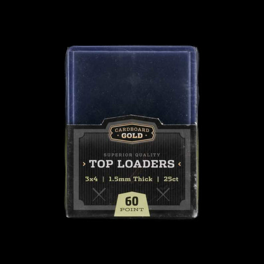 Cardboard Gold 3 x 4 Top Loader Toploader - 60 Point/Pt