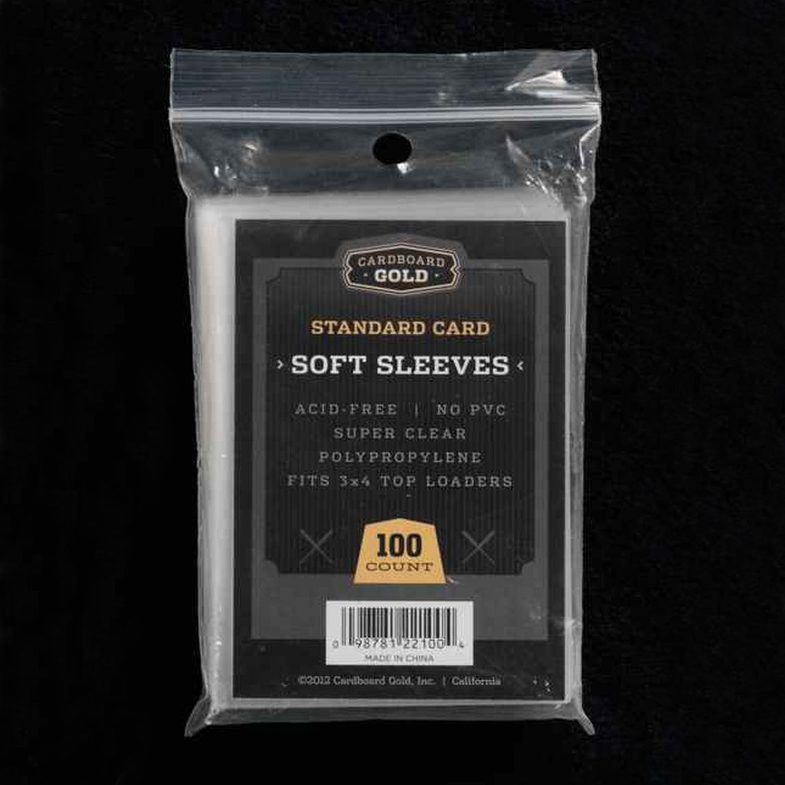 Cardboard Gold Standard Card Soft Sleeves