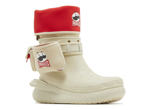 Pringles x Crocs Classic Crush Boot "Bone"