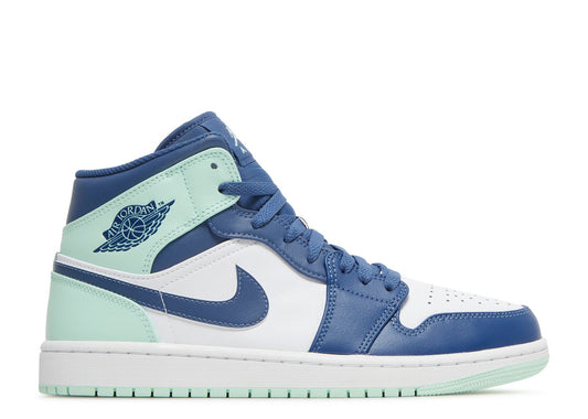 Air Jordan 1 Mid "Mystic Navy/Mint"