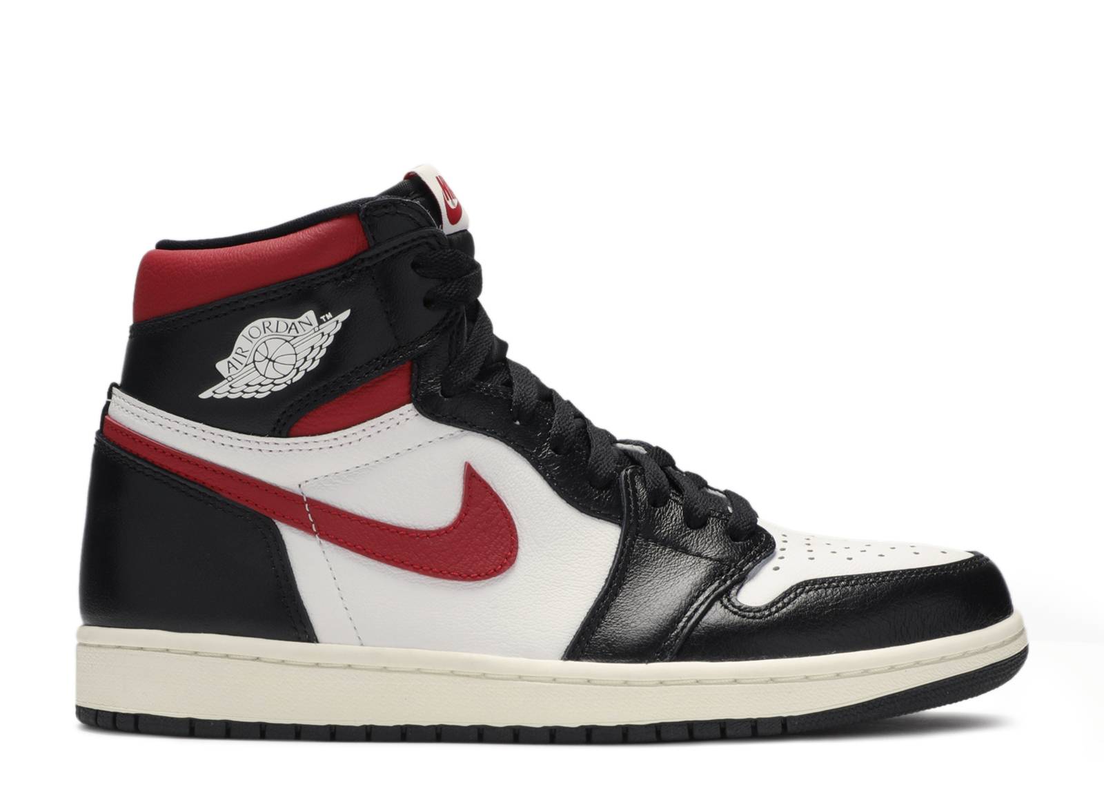 Air jordan 1 high og black red sale