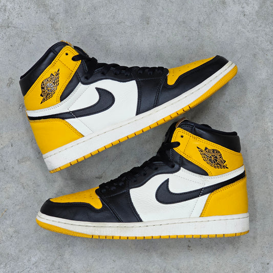 (Used / Pre-owned) Air Jordan 1 Retro High OG "Taxi/Yellow Toe"