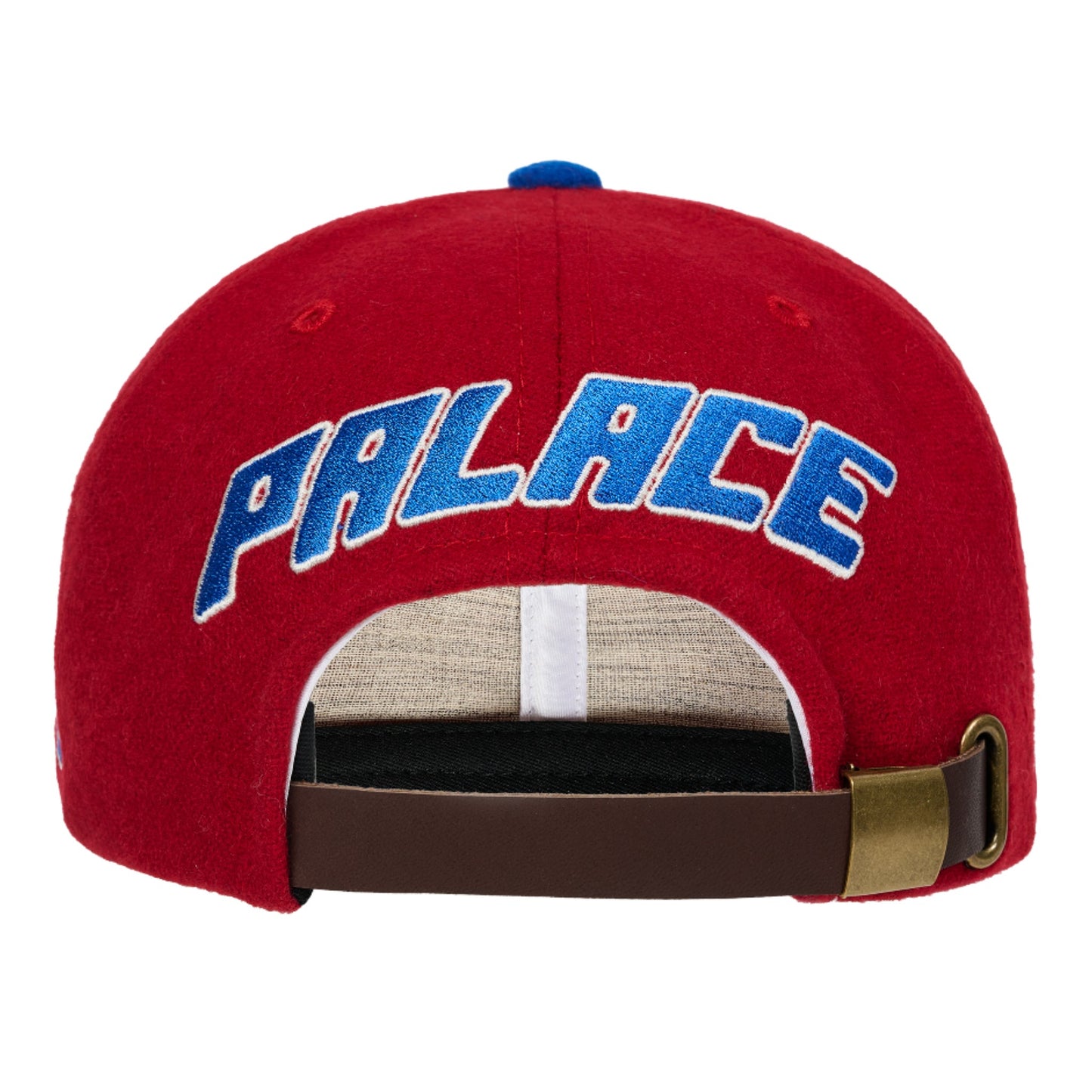 Palace Sankei Atoms Authentic Wool Ballcap "Red"