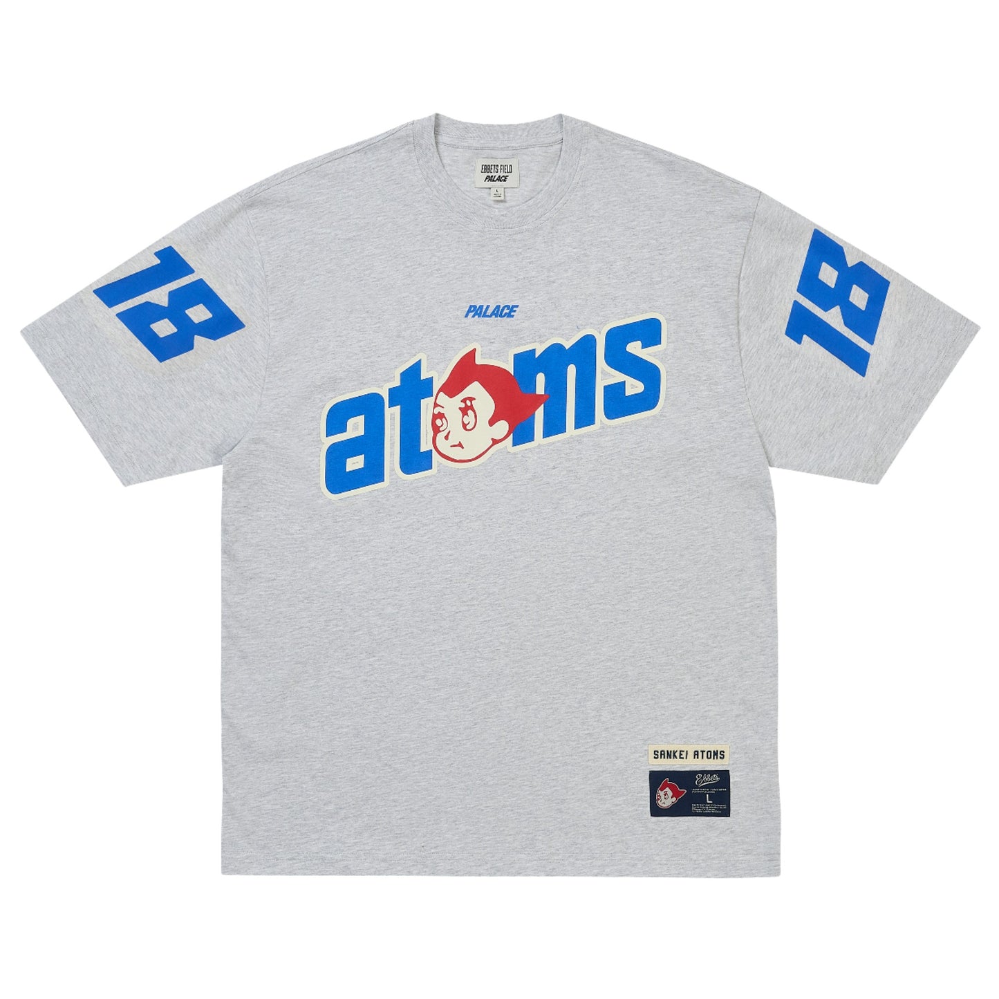 Palace Sankei Atoms T-Shirt "Grey Marl"