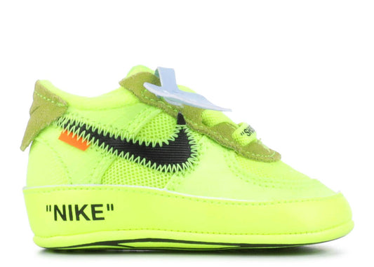 Off White x Nike Air Force 1 Low TD Infant "Volt"