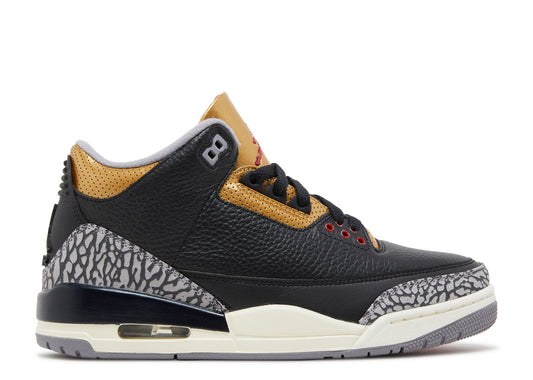 Air Jordan 3 Retro WMNS "Black Cement/Gold"