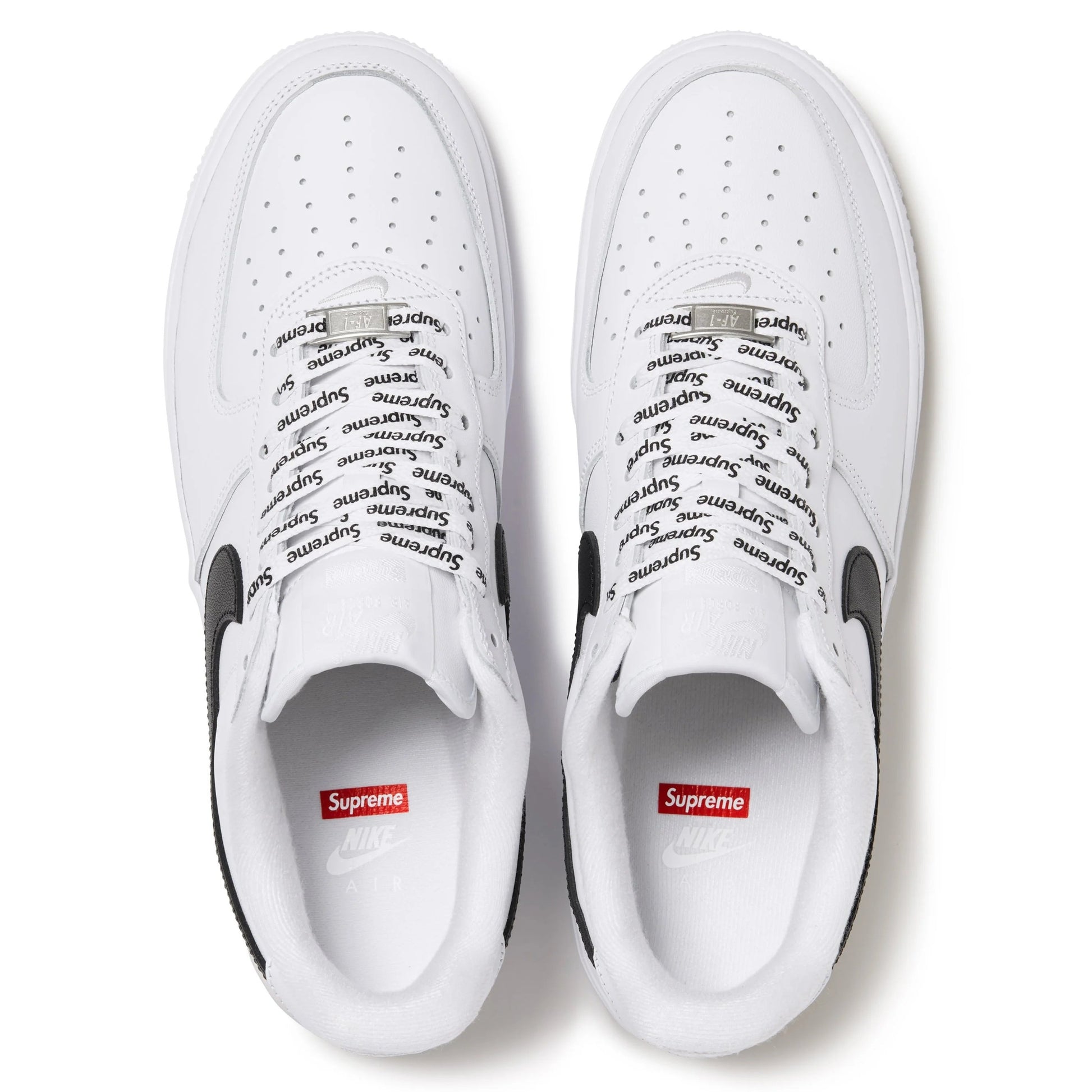 Air Force Low White With Box Supreme X Nike Air Force Low