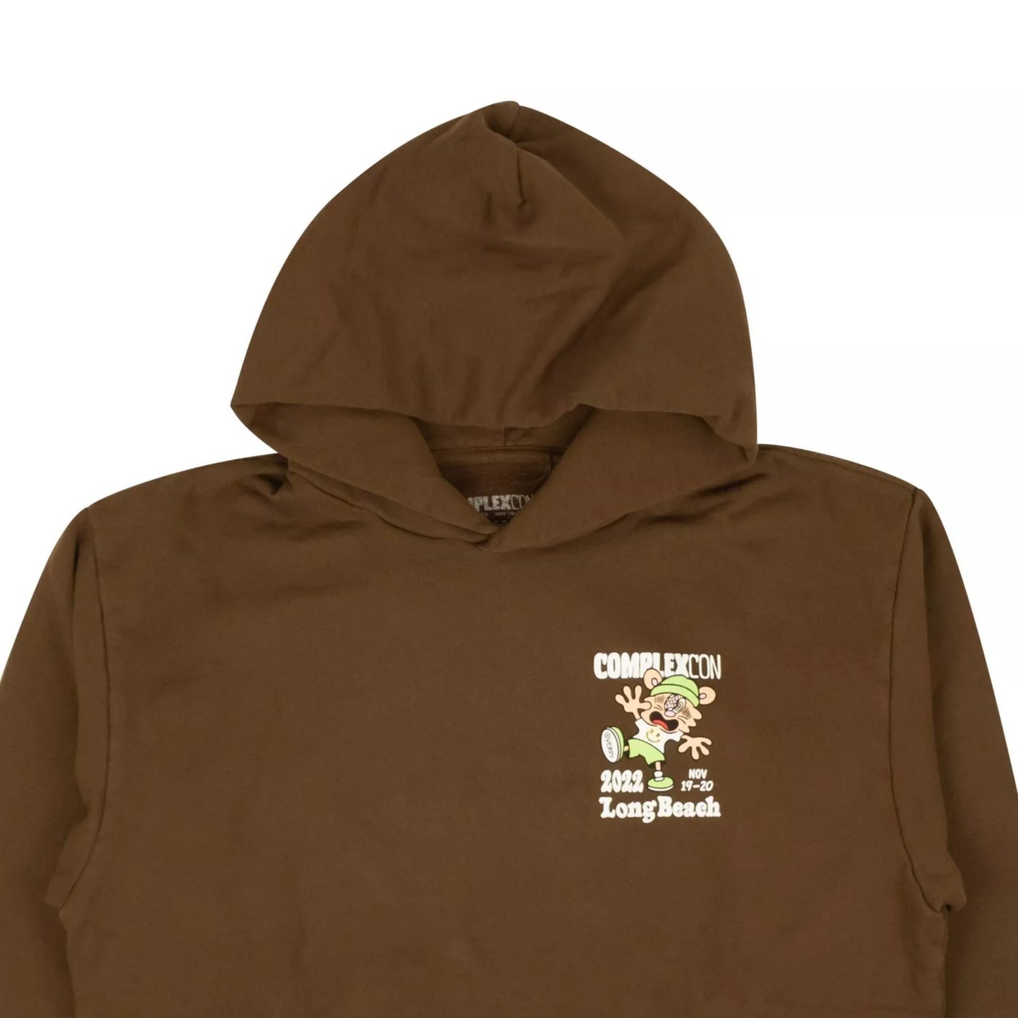 Verdy x ComplexCon Chest Logo Graphic Hoodie "Brown"