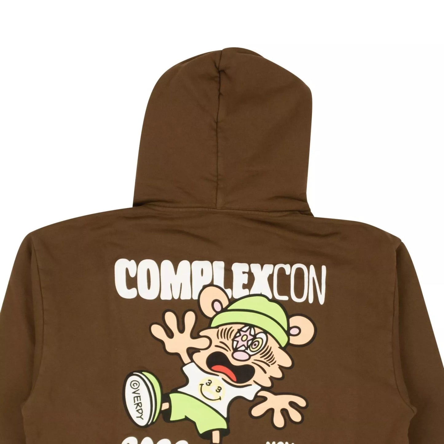 Verdy x ComplexCon Chest Logo Graphic Hoodie "Brown"