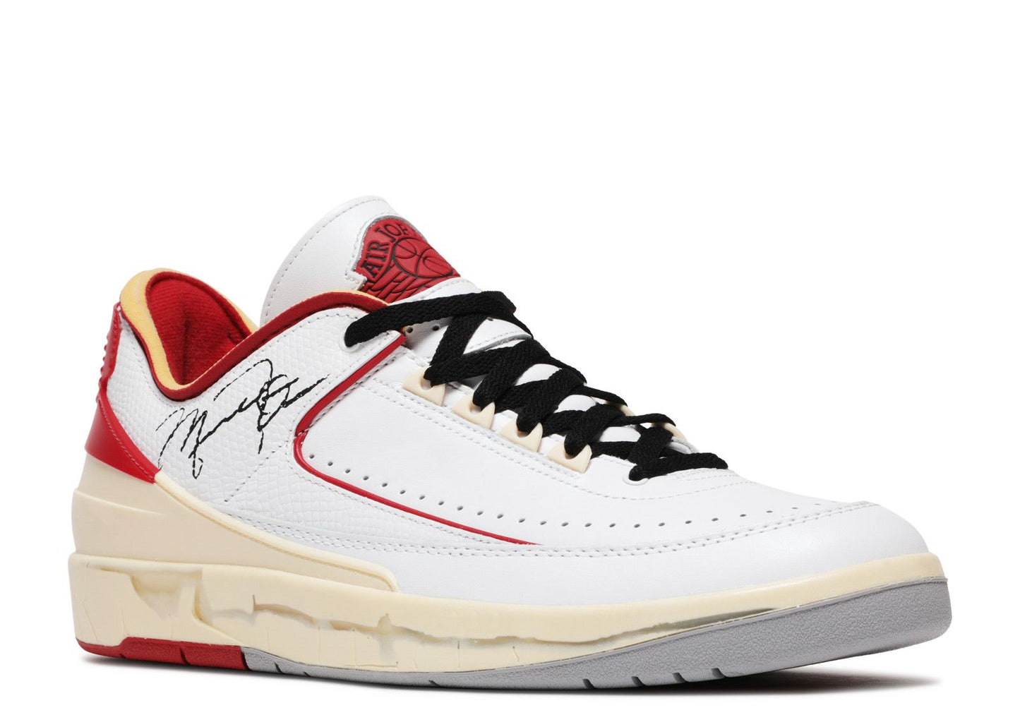 Off White x Air Jordan 2 Retro Low SP "White/Varsity Red"