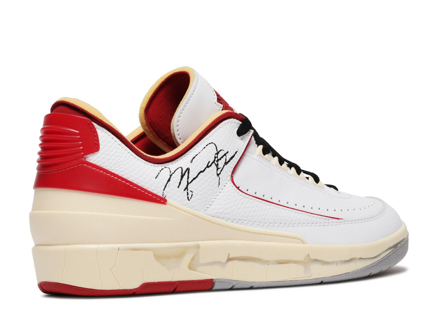 Off White x Air Jordan 2 Retro Low SP "White/Varsity Red"