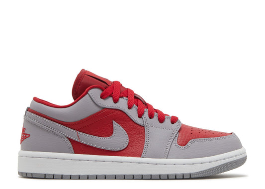 Air Jordan 1 Low SE WMNS Homage Split "Gym Red/Cement Grey"