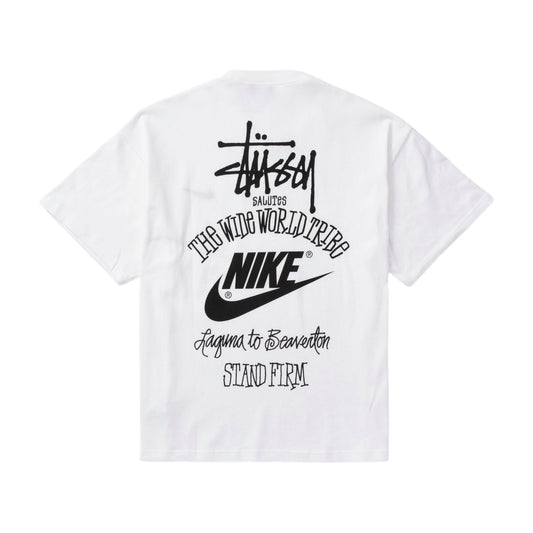 Stussy x Nike The Wide World Tribe T-Shirt "White"