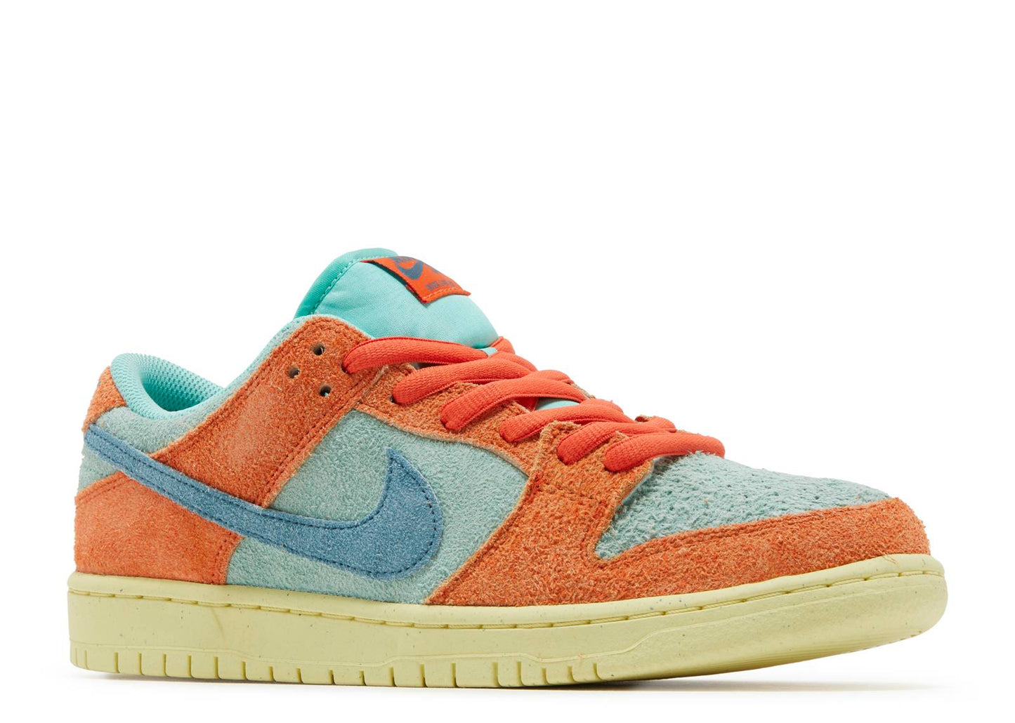 Nike SB Dunk Low Pro PRM "Orange/Emerald Rise"