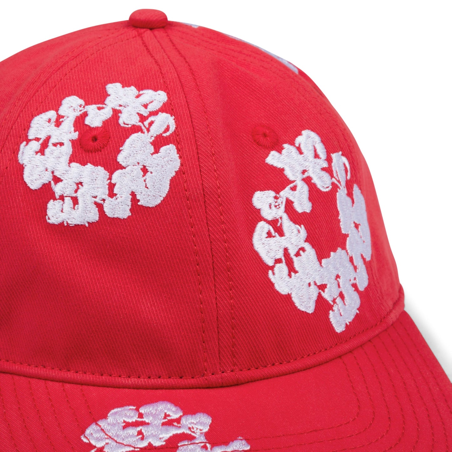 Denim Tears The Cotton Wreath Cap "Red"