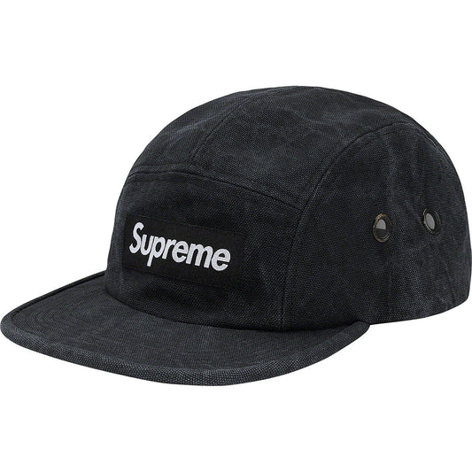 Supreme Washed Canvas Camp Cap "Black"