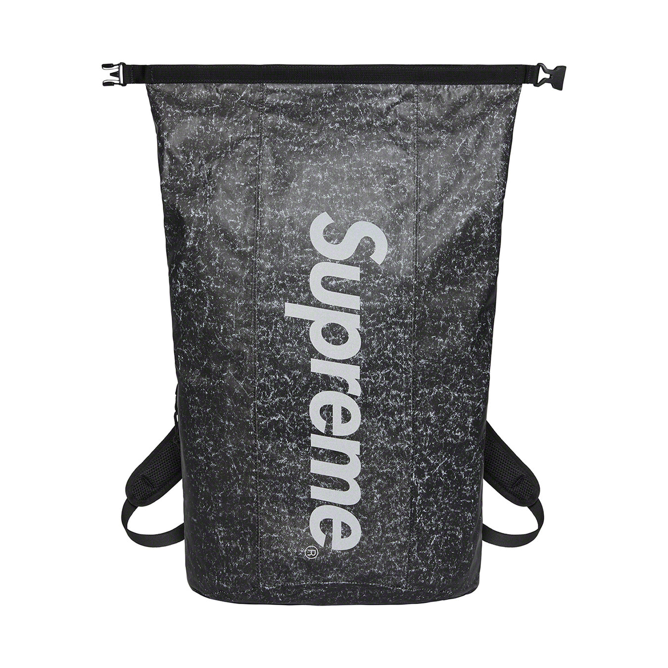 Supreme Waterproof Reflective Speckled Backpack "Black"