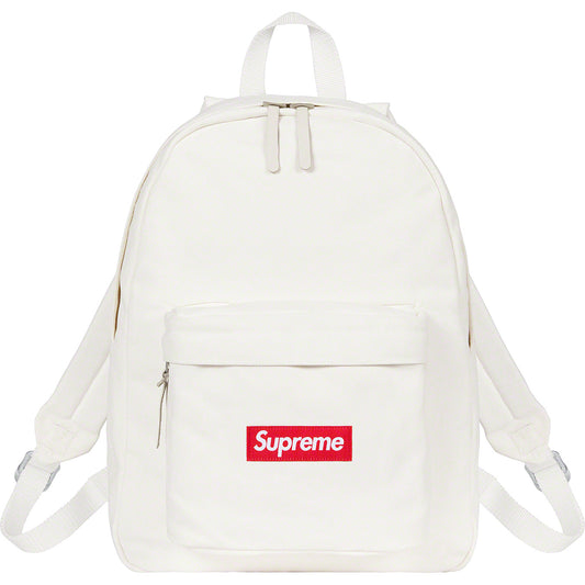 Supreme Canvas Backpack "White"