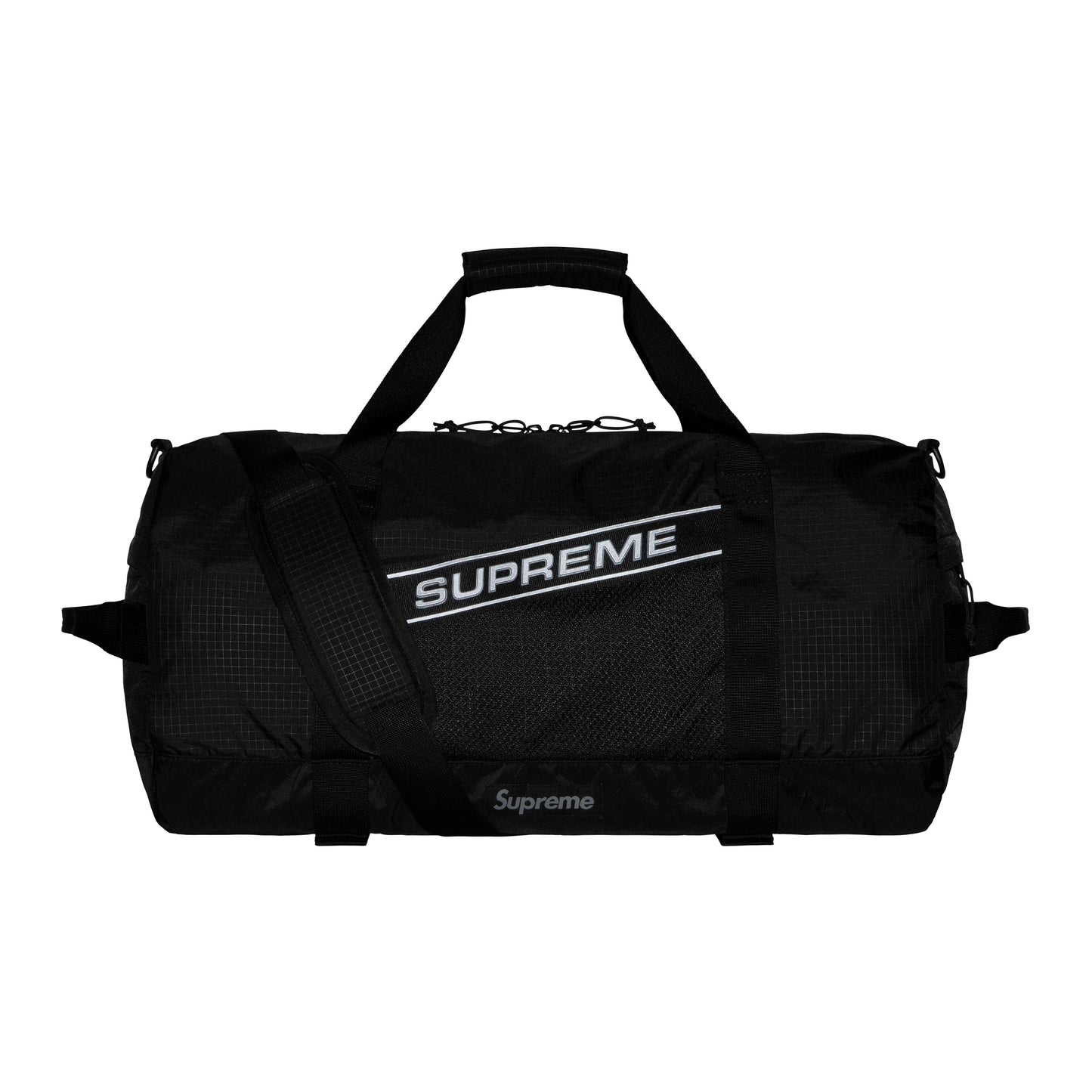 Supreme Logo Duffle Bag "Black"