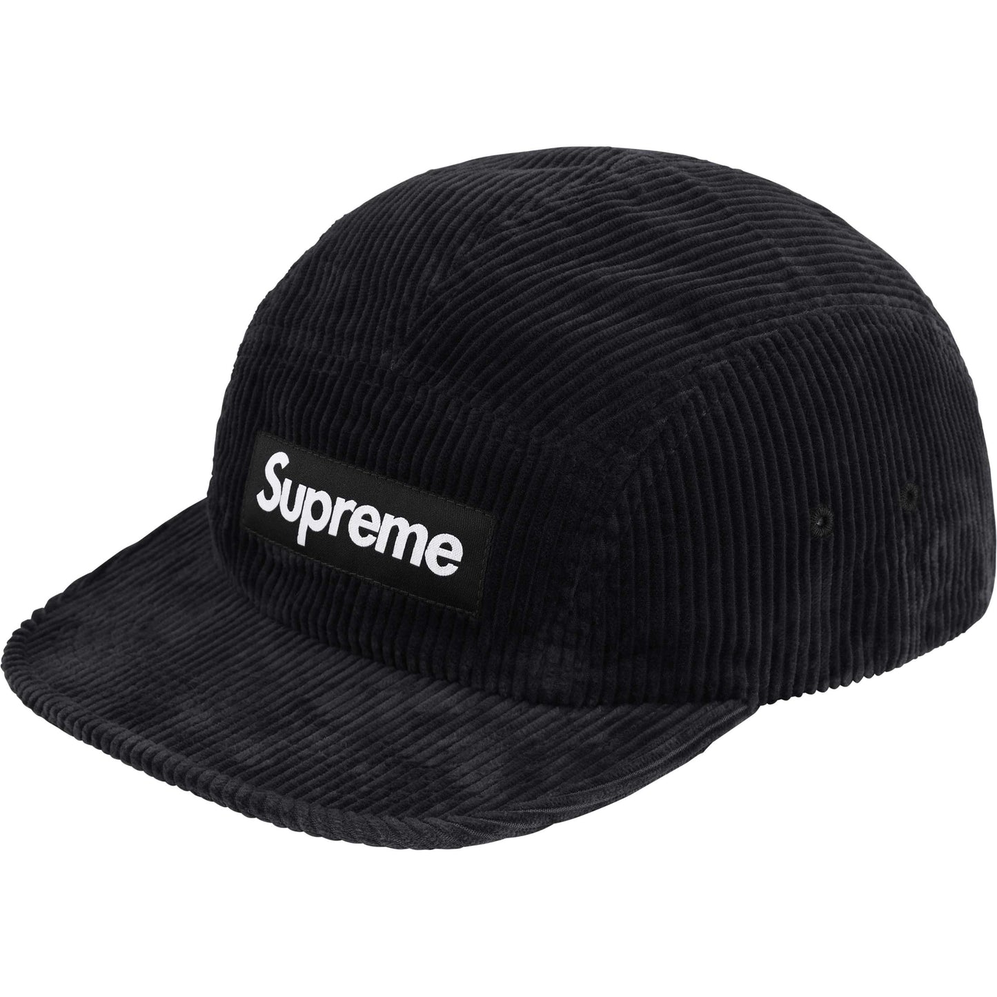 Supreme Corduroy Camp Cap "Black"