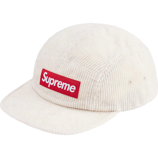 Supreme Corduroy Camp Cap "Stone"