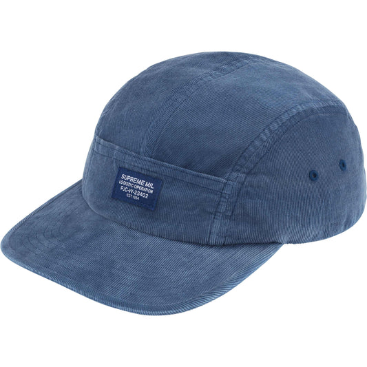 Supreme Corduroy Pocket Camp Cap "Blue"