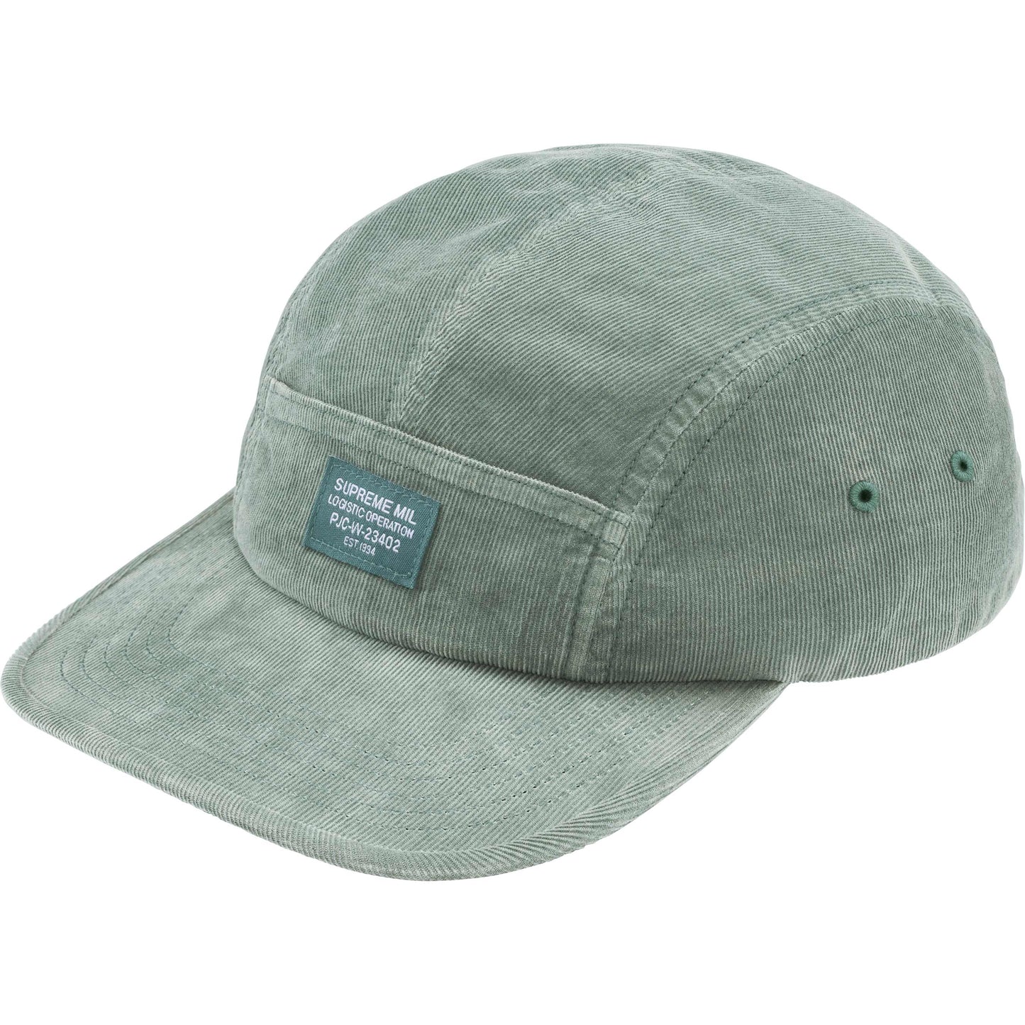 Supreme Corduroy Pocket Camp Cap "Work Teal"