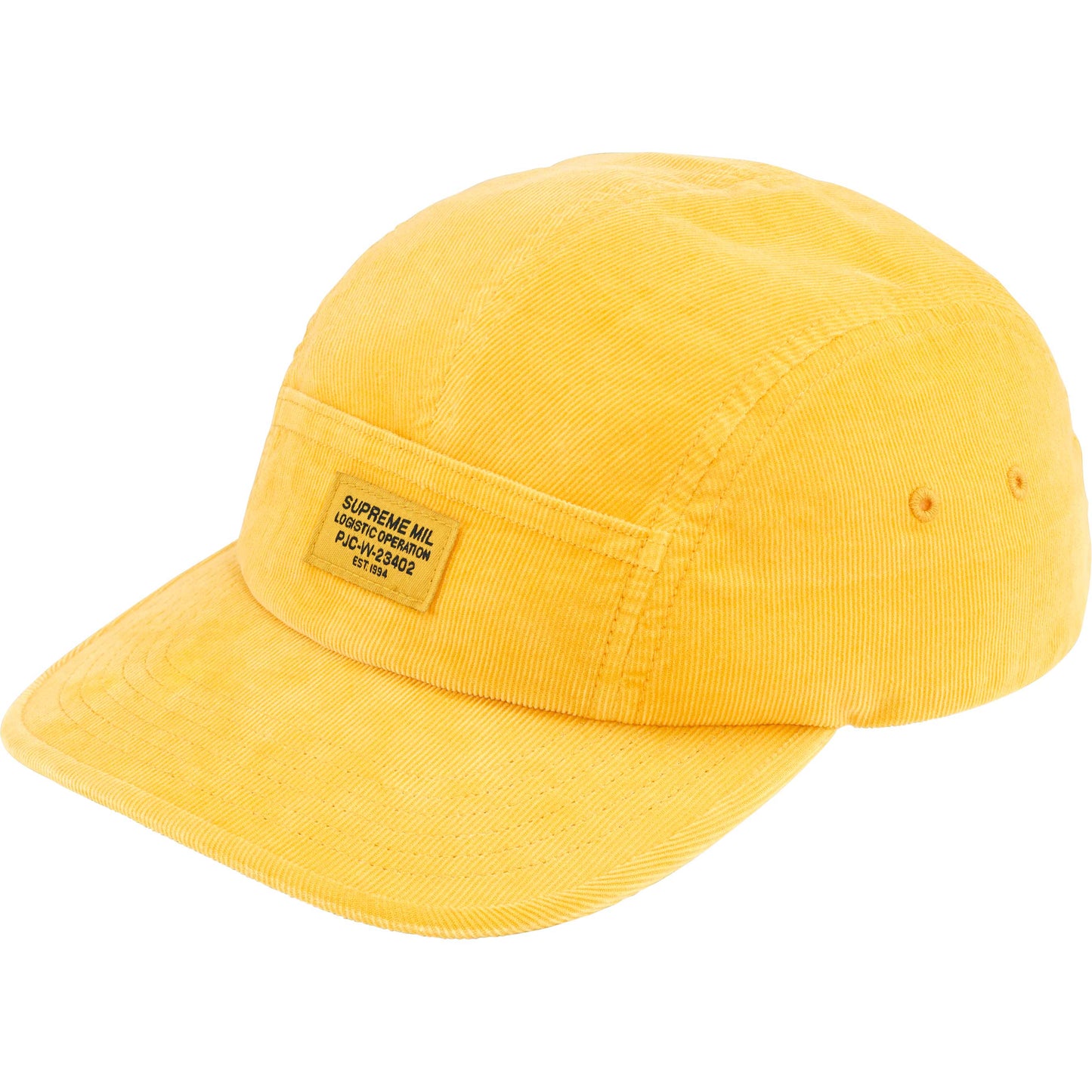 Supreme Corduroy Pocket Camp Cap "Yellow"