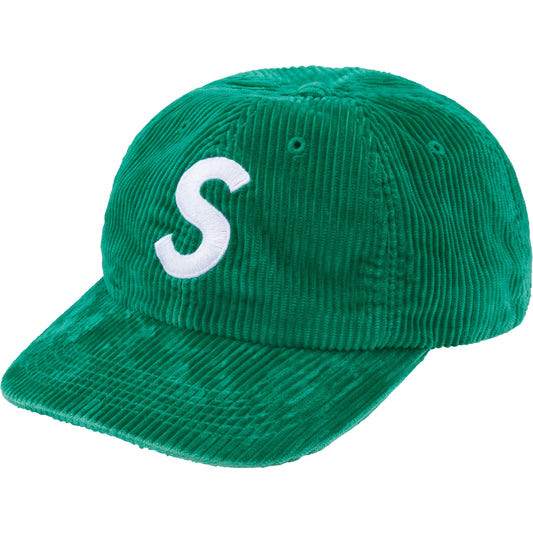 Supreme Corduroy S Logo 6-Panel "Green"