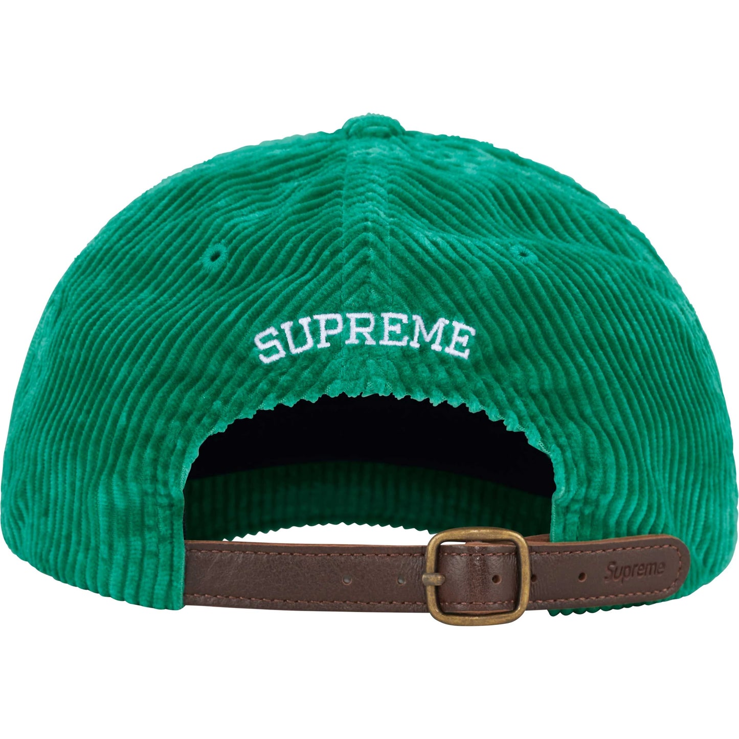 Supreme Corduroy S Logo 6-Panel "Green"