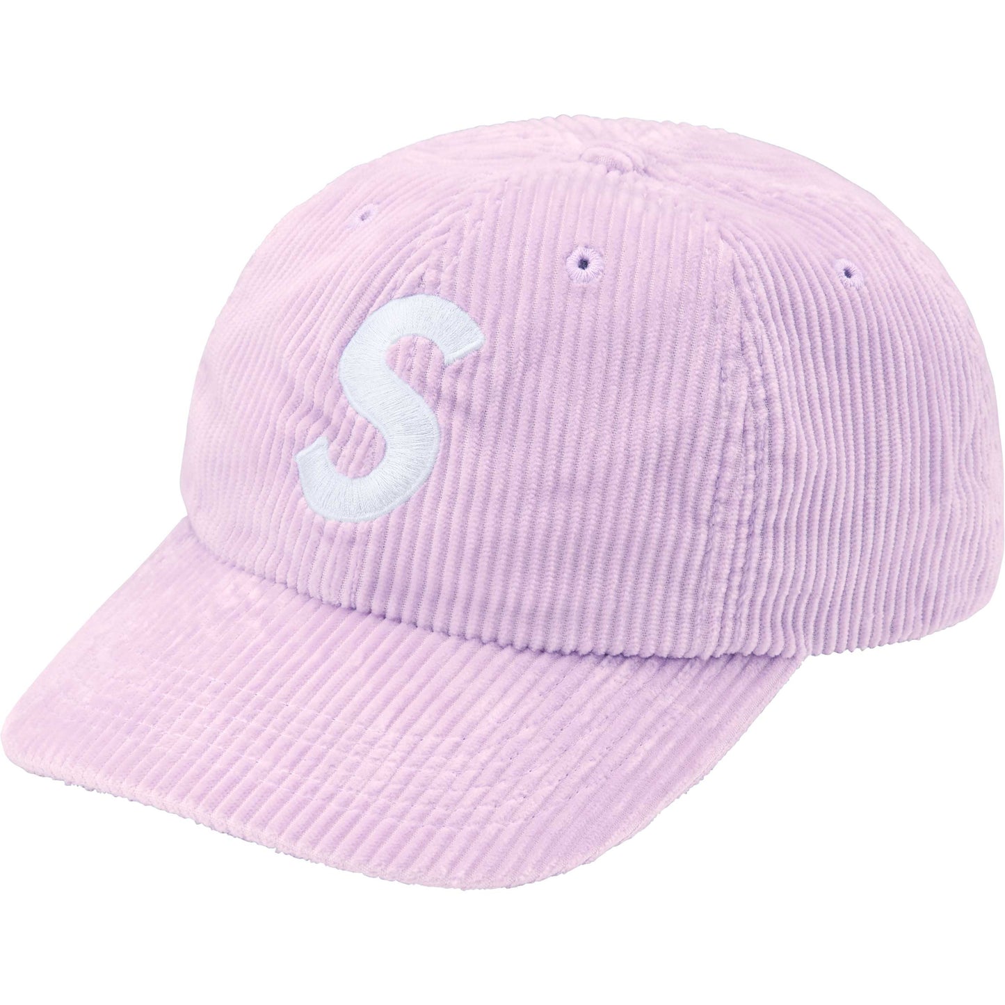 Supreme Corduroy S Logo 6-Panel "Light Purple"