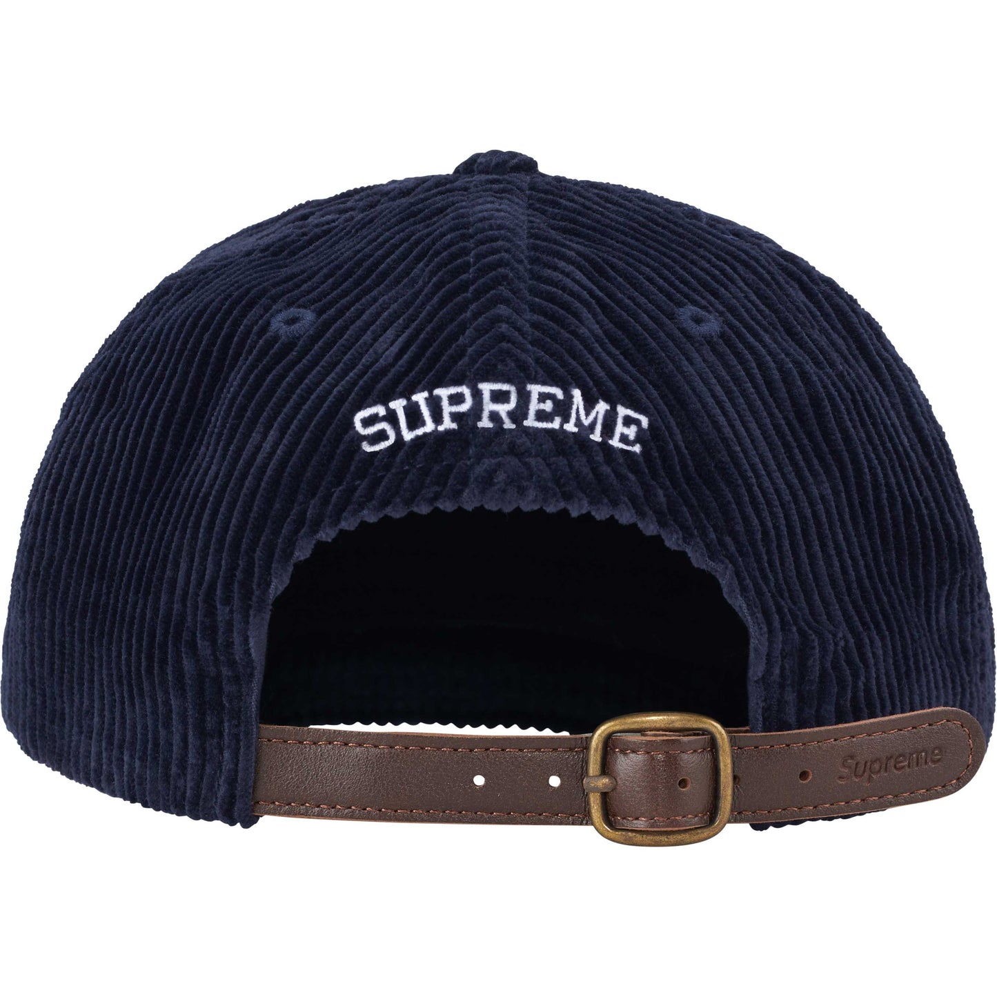 Supreme Corduroy S Logo 6-Panel "Navy"