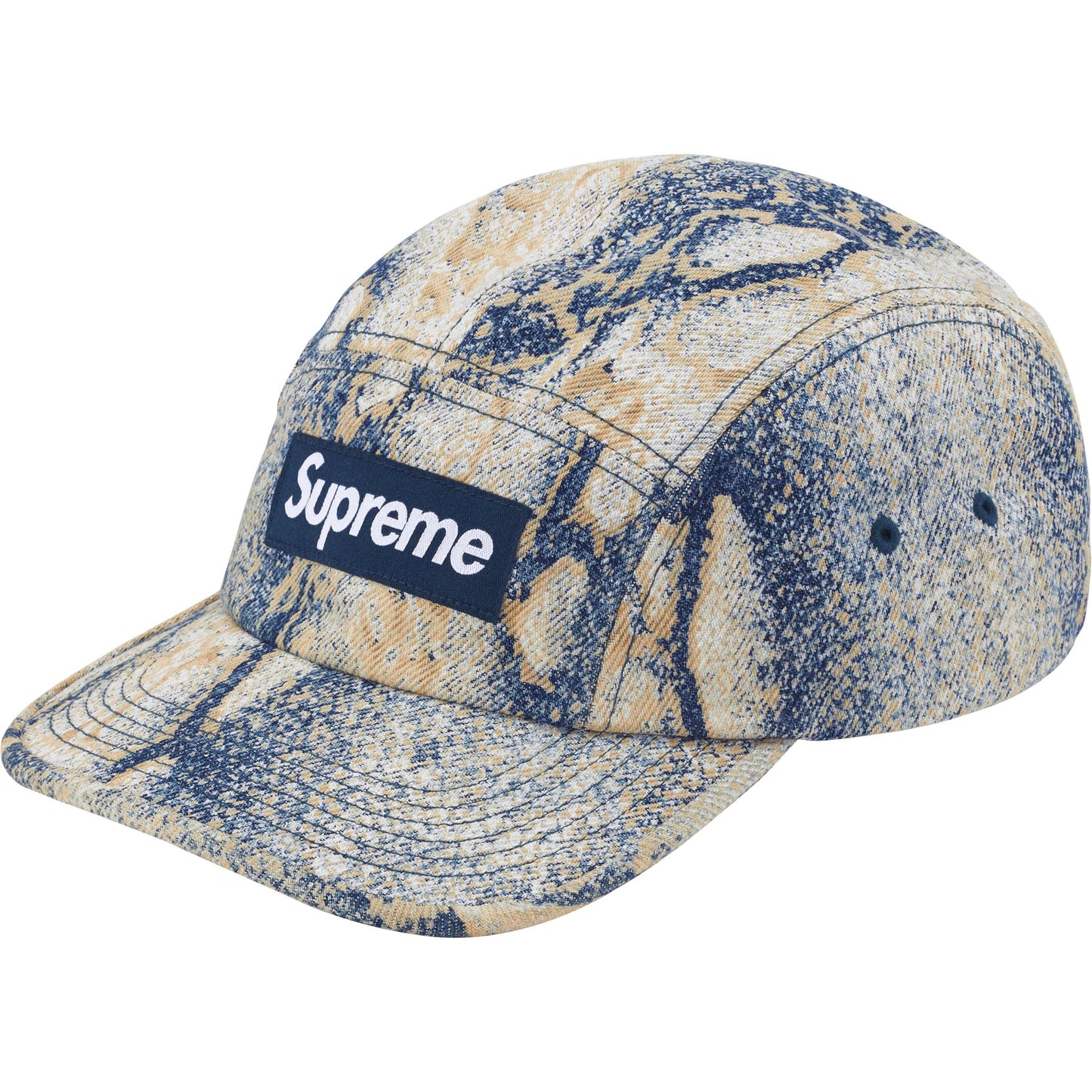 Supreme Denim Camp Cap "Snake"