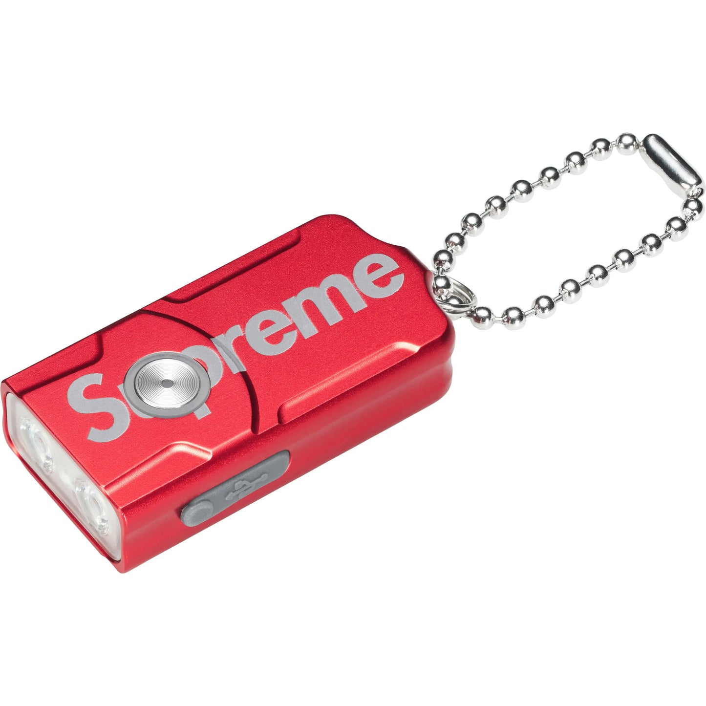 Supreme x Fenix E03R Flashlight Keychain "Red"