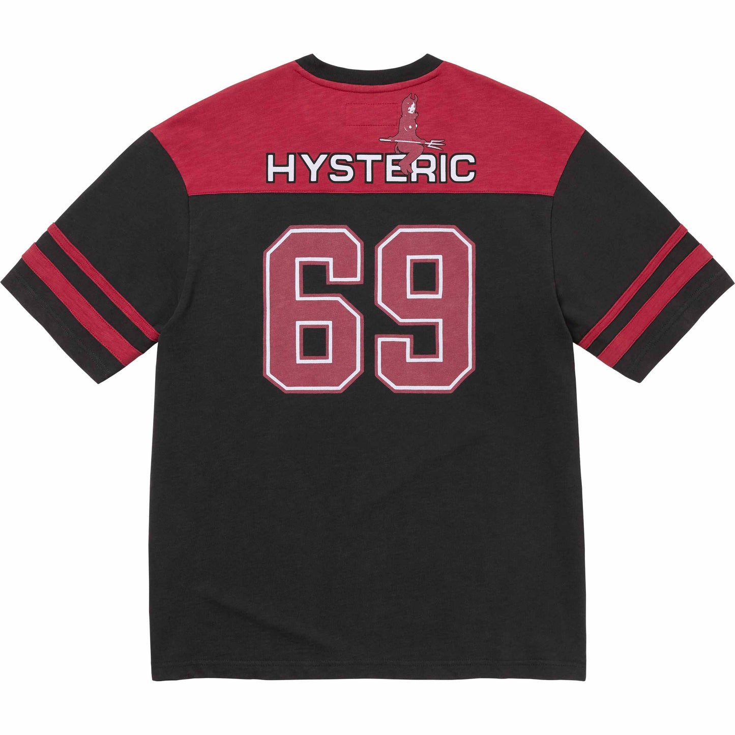 Supreme x HYSTERIC GLAMOUR 69 Football Top "Black"