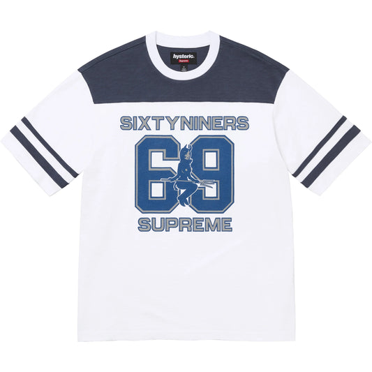 Supreme x HYSTERIC GLAMOUR 69 Football Top "White"